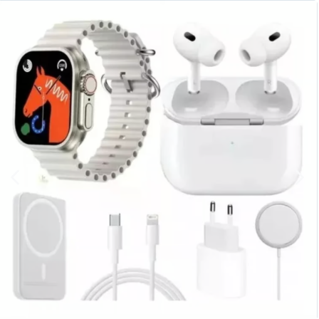 Kit Reloj + Audifonos + Bateria