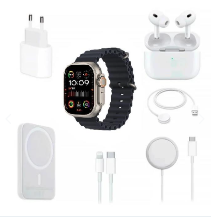 Kit Reloj + Audifonos + Bateria